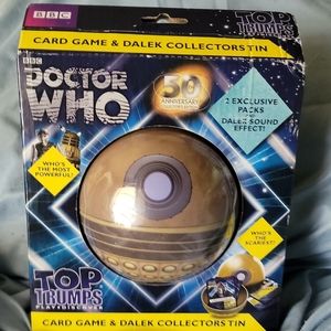 "Doctor Who"BBC:Collector Huge-Rare Find in this amazing  card game in tin! NWT